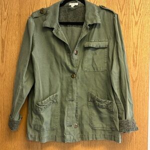 Maurice’s olive green light Shacket